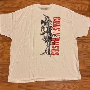 Guns N Roses Band graphic Revolver 3XL Short Sleeve Tee shirt- White NWOT